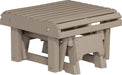 LuxCraft Reposapiés para Mecedora Exterior — Weatherwood