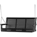 LuxCraft Columpio de Porche Rollback 5 Pies — Negro
