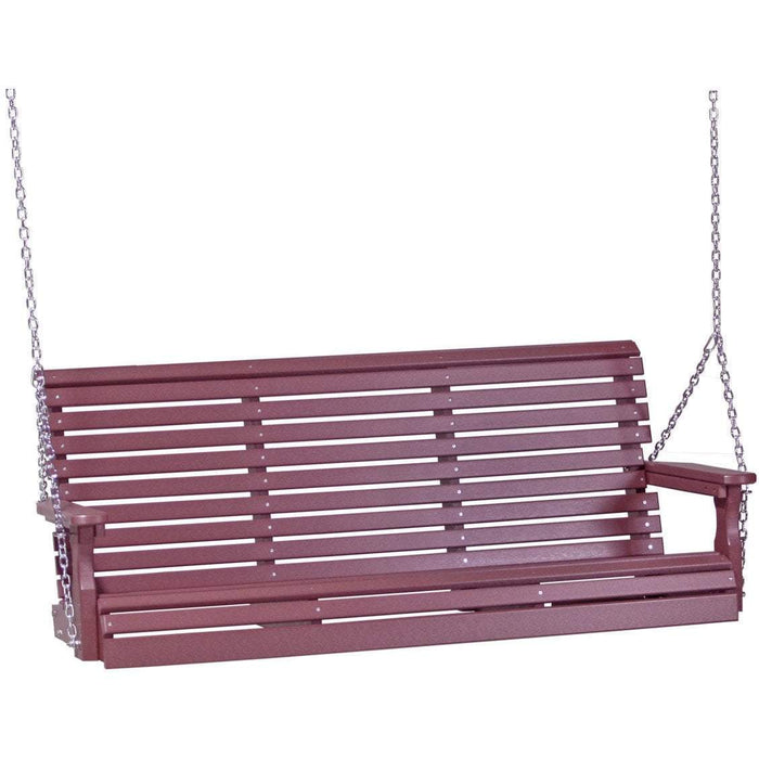 LuxCraft Columpio de Porche Rollback 5 Pies — Cherry