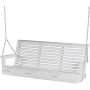 LuxCraft Columpio de Porche Rollback 5 Pies — Blanco