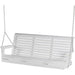 LuxCraft Columpio de Porche Rollback 5 Pies — Blanco