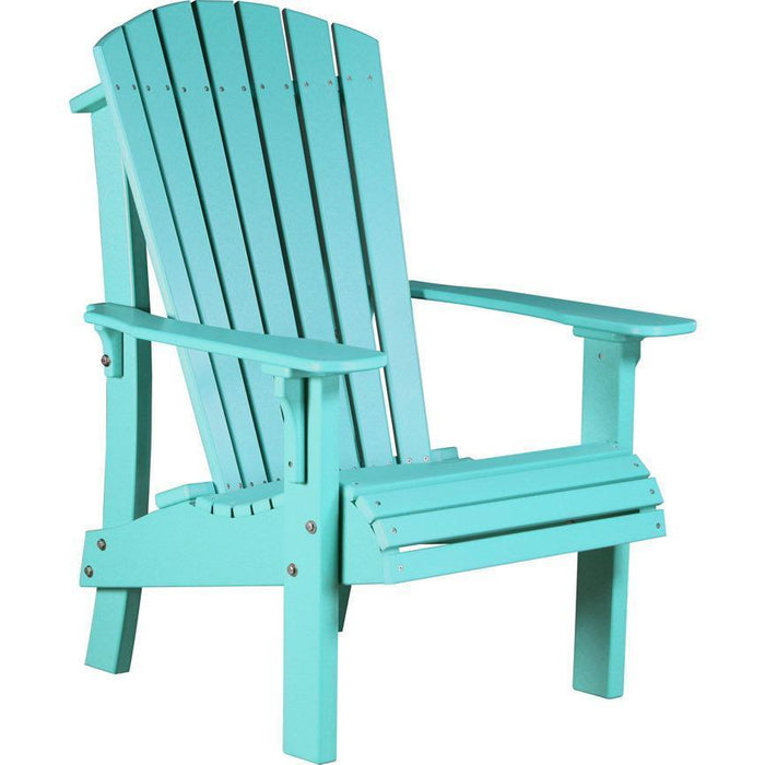 LuxCraft Silla Adirondack Real — Azul Aruba