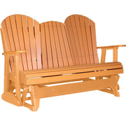 LuxCraft LuxCraft Tangerine 5 ft. Recycled Plastic Adirondack Outdoor Glider Tangerine Adirondack Glider 5APGT