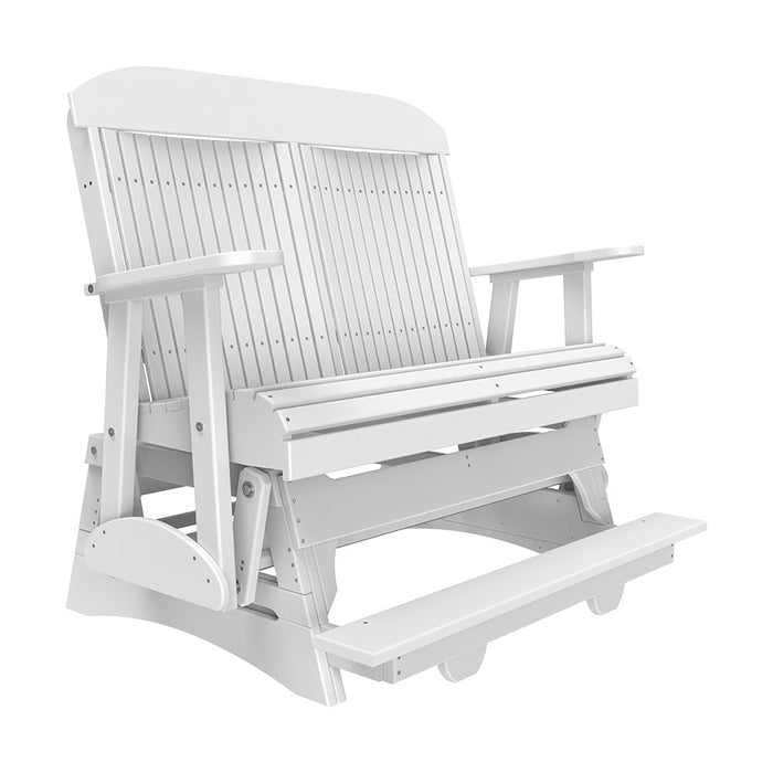 LuxCraft 4' Classic Balcony Poly Glider Chair