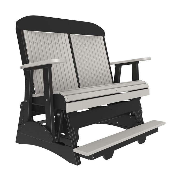 LuxCraft 4' Classic Balcony Poly Glider Chair