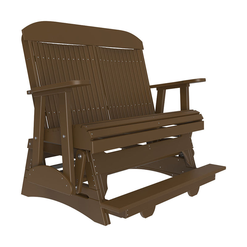 LuxCraft 4' Classic Balcony Poly Glider Chair