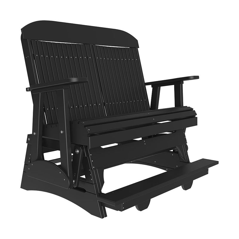 LuxCraft 4' Classic Balcony Poly Glider Chair