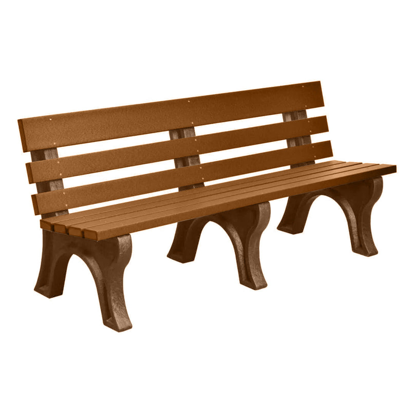 Wildridge Wildridge Antique Mahogany Heritage Outdoor Park Bench Antique Mahogany Antique Mahogany on Cedar Outdoor Bench LCC-125-WAMC