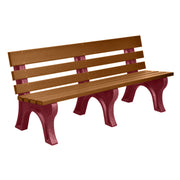Wildridge Wildridge Antique Mahogany Heritage Outdoor Park Bench Antique Mahogany Antique Mahogany on Cherrywood Outdoor Bench LCC-125-WAMCW