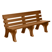 Wildridge Wildridge Antique Mahogany Heritage Outdoor Park Bench Antique Mahogany Outdoor Bench LCC-125-WAM