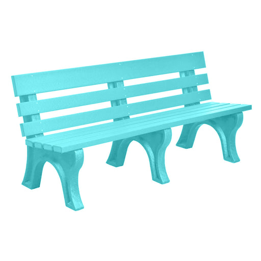 Wildridge Wildridge Aruba Blue Heritage Outdoor Park Bench Aruba Blue Outdoor Bench LCC-125-WAB