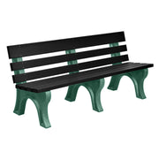 Wildridge Wildridge Black Heritage Outdoor Park Bench Black on Green Outdoor Bench LCC-125-WABBG