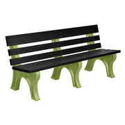Wildridge Wildridge Black Heritage Outdoor Park Bench Black on Lime Green Outdoor Bench LCC-125-WABBLG