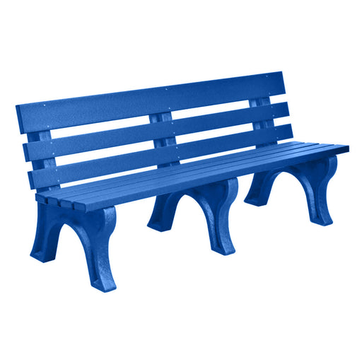 Wildridge Wildridge Blue Heritage Outdoor Park Bench Blue Outdoor Bench LCC-125-WBL