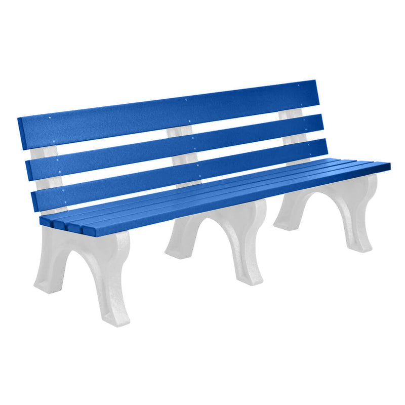 Wildridge Wildridge Blue Heritage Outdoor Park Bench Outdoor Bench