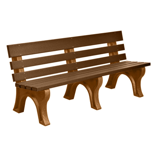 Wildridge Wildridge Cedar Heritage Outdoor Park Bench Cedar on Antique Mahogany Outdoor Bench LCC-125-WBLCAM