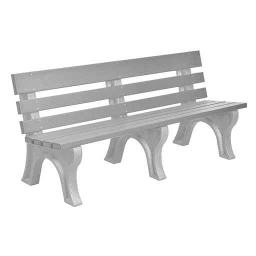 Wildridge Wildridge Gray Heritage Outdoor Park Bench Gray Outdoor Bench LCC-125-WBLG