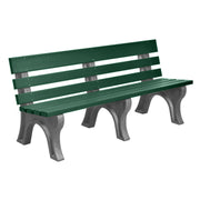 Wildridge Wildridge Green Heritage Outdoor Park Bench Green on Slate Outdoor Bench LCC-125-WBLGS