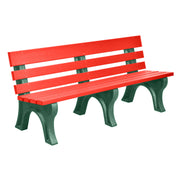 Wildridge Wildridge Red Heritage Outdoor Park Bench Outdoor Bench