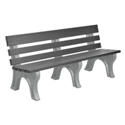 Wildridge Wildridge Slate Heritage Outdoor Park Bench Slate on Gray Outdoor Bench LCC-125-WBLSGR