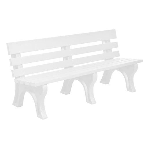 Wildridge Wildridge White Heritage Outdoor Park Bench White Outdoor Bench LCC-125-WBLWH
