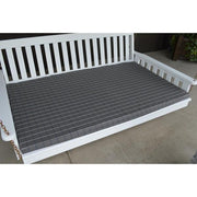 A & L Furniture A & L Furniture 4 Foot Swing Bed Cushion (2" or 4" Thick) 2 Inches / Cottage Gray Cushion 1000-2 In-Cottage Gray