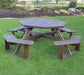 A & L Furniture A & L Furniture 54" Octagon Walk-In Table - Specify for FREE 2" Umbrella Hole Tables