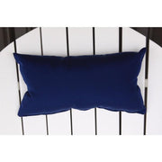 A & L Furniture A & L Furniture Adirondack Chair Head Rest Pillow Navy Blue Pillow 1010-Navy Blue
