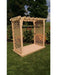 A & L Furniture A & L Furniture Amish Handcrafted Pine Covington Arbor & Deck 4 ft / Pine Stain Pine Arbor 1419-CS