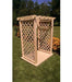 A & L Furniture A & L Furniture Amish Handcrafted Pine Covington Arbor & Deck Pine Arbor