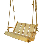 A & L Furniture A & L Furniture Blue Mountain TimberlandSwing with Rope 4ft / Natural Stain Timberland Swing 8144L-4FT-NS