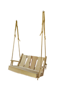 A & L Furniture A & L Furniture Blue Mountain TimberlandSwing with Rope 4ft / Unfinished Timberland Swing 8144L-4FT-UNF