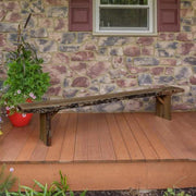 A & L Furniture A & L Furniture Blue Mountain Wildwood Bench 8ft / Mushroom Stain Wildwood Bench 8218L-8FT-MS