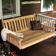 A & L Furniture A & L Furniture Cedar Traditional English Swingbed Swingbed