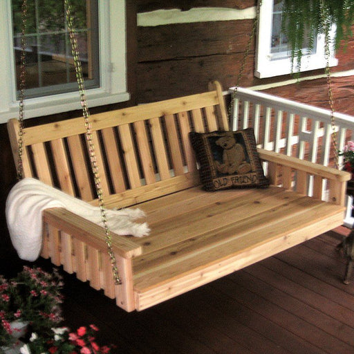 A & L Furniture A & L Furniture Cedar Traditional English Swingbed Swingbed