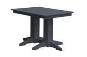 A & L Furniture A & L Furniture Dining Table- Specify for FREE 2" Umbrella Hole 4 Inch / Dark Gray Dining Table 4160-DarkGray
