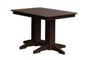 A & L Furniture A & L Furniture Dining Table- Specify for FREE 2" Umbrella Hole 4 Inch / Tudor Brown Dining Table 4160-TudorBrown