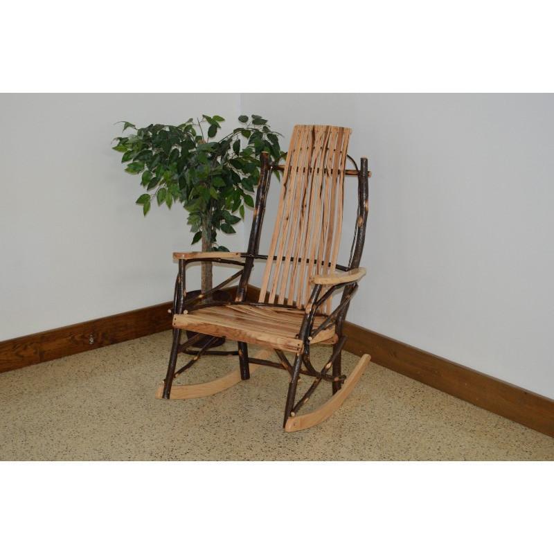 A & L Furniture A & L Furniture Hickory Rocking Chair Rustic Hickory Rocking Chair 2030-Rustic Hickory
