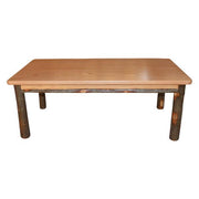 A & L Furniture A & L Furniture Hickory Solid Wood Coffee Table Natural Finish Coffee Table 2821-Natural Finish