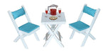 A & L Furniture A & L Furniture Poly Coronado Square Folding Bistro Set Bistro Set