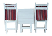 A & L Furniture A & L Furniture Poly Coronado Square Folding Bistro Set Bistro Set