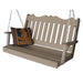 A & L Furniture A & L Furniture Poly Royal English Swing 4ft / Weathered Wood Swing 865-4FT-Weathered Wood