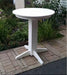 A & L Furniture A & L Furniture Round Bar Table- Specify for FREE 2" Umbrella Hole 33 Inch / White Bar Table 4180-White