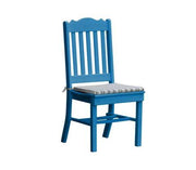 A & L Furniture A & L Furniture Royal Dining Chair Blue Dining Chair 4102-Blue
