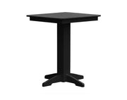 A & L Furniture A & L Furniture Square Bar Table- Specify for FREE 2" Umbrella Hole 33 Inch / Black Bar Table 4190-Black