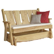 A & L Furniture A & L Furniture Timberland Garden Bench 5ft / Unfinished Garden Bench 8165L-5FT-UNF