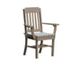A & L Furniture A & L Furniture Traditional Dining Chair w/ Arms Tudor Brown Dining Chair 4111-TudorBrown
