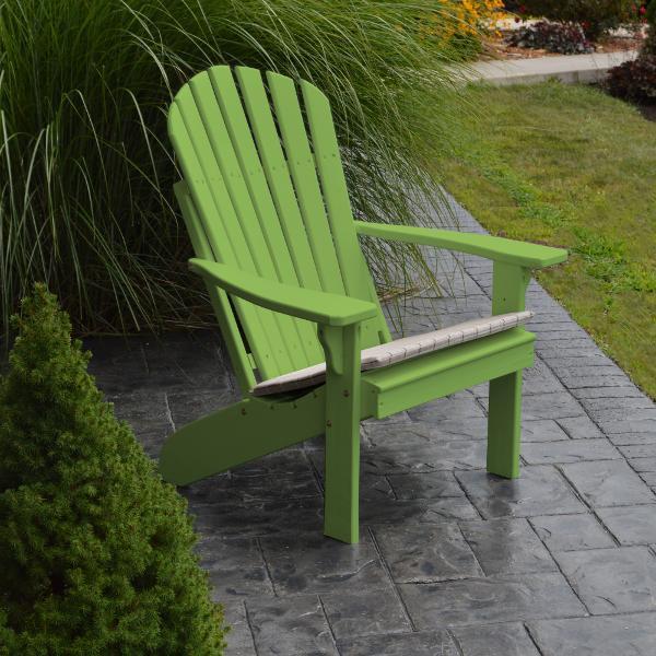 A & L Furniture A & L Furniture Yellow Pine Fanback Adirondack Chair Chair