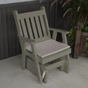 A & L Furniture A & L Furniture Yellow Pine Traditional English Glider Chair Chair