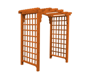 A & L Furniture Amish Handcrafted Cedar Wood Cambridge Arbor Cedar